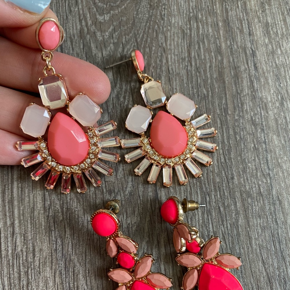 🌺🌸Pink Earrings set of 2🌺🌸